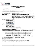 Hoja de seguridad papel cermico