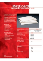 Tablas de formado al vaco MaxBoard