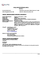 Hoja de seguridad Productos baja biopersistencia Supermag