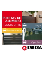 Catalogo puertas de aluminio erreka