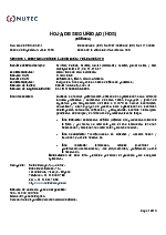 Hoja de seguridad productos fibra cramica MaxWool