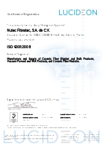 ISO 9001 Nutec FIBRATEC