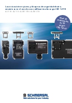 Los nicos interruptores y bloqueos de seguridad electromecnicos en el mundo con codificacin alta segn ISO 14119 AZ 16i- AZ 17 i- AZM 16 1i - AZM 17 0i