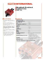 Distribuidor RMB 202 Nordhydraulic para palas cargadoras