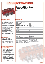 Distribuidor RS 270 Nordhydraulic
