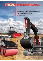 Systems and components for construction machines