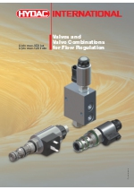 Valves and Valve Combinations for Flow Regulation