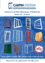 Cat�logo general Carpinsystem (Aluminio y PCV)
