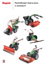 Gama de aperos adaptables a los mono ejes Rapid