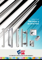 Accesorios y herrajes inoxidables para vidrio CBM