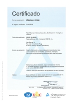 Certificado ISO 9001