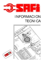 Informacin tcnica vlvulas Safi