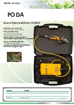 Equipo de poda - Tijera elctrica I-FORCE Makato (2016)