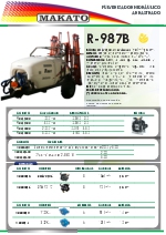 Pulverizador hidrulico arrastrado Makato (2016)