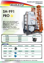 Pulverizador hidrulico suspendido SH-991 Pro_brazos Makato (2016)