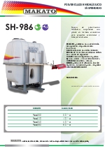 Pulverizador hidrulico suspendido SH-986 Makato (2016)