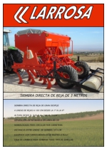 Sembradora mecnica de siembra directa de reja con tolva supergigante.