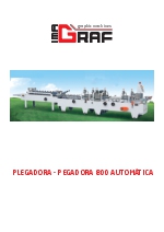 Plegadora-pegadora automtica modelo 800 de Imagraf