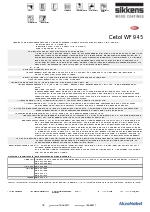 Ficha tcnica Cetol WF 945