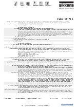 Ficha tcnica Cetol SF 711