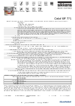 Ficha tcnica Cetol WF 771