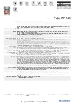 Ficha tcnica Cetol WF 748