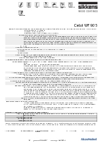 Ficha tcnica Cetol WF 905