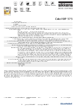 Ficha tcnica Cetol WP 575