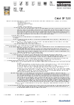 Ficha tcnica Cetol SP 520