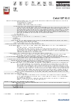 Ficha tcnica Cetol WF 910