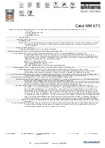 Ficha tcnica Cetol WM 675