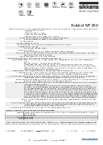 Ficha tcnica Rubbol WF 360