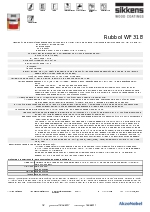 Ficha tcnica Rubbol WF 318