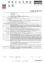 Ficha tcnica Rubbol WF 375