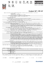 Ficha tcnica Rubbol WF 378 HP