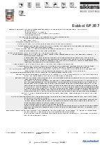 Ficha tcnica Rubbol WF 387