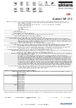 Ficha tcnica Rubbol WP 151