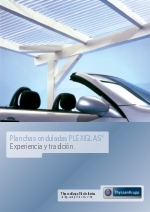 Planchas onduladas Plexiglas