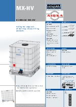 Contenedores IBC para productos de alta viscosidad MX-HV de Schtz