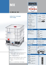 Contenedores IBC para productos de alta viscosidad MX de Schtz