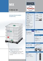 Contenedores IBC para alimentos MX FDA de Schtz