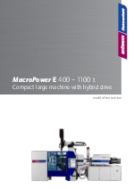 Mquina Wittmann Battenfled grande compacta MacroPower E 400-1100 t