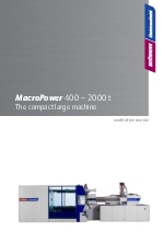 Mquina de Wittmann Battenfeld grande y compacta MacroPower 400-2000 t
