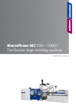 Mquina grande Wittmann Battenfeld MacroPower Multicomponente 400-2000 t