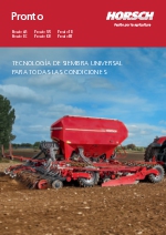 Sembradoras combinadas universales Horsch Pronto