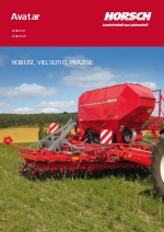 Sembradoras Horsch - Avatar SD-SW