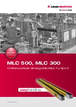 MLC 500 / MLC 300 - Cortina ptica de seguridad tipo 4 y tipo 2