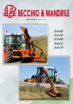 Desbrozadoras hidrulicas de brazo BM 048 de Becchio & Mandrile