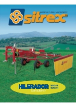 Rastrillos hileradores Serie SR de Sitrex
