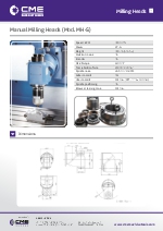 Cabezales de fresar manuales MH-S de CME
